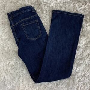 Gymboree 10 Slim Bootcut Jeans Adj Waist Dark Wash